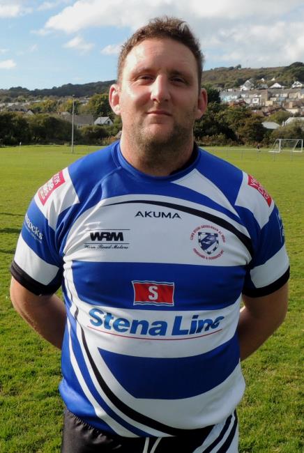 Mark George - try for Fishguard in their narrow defeat